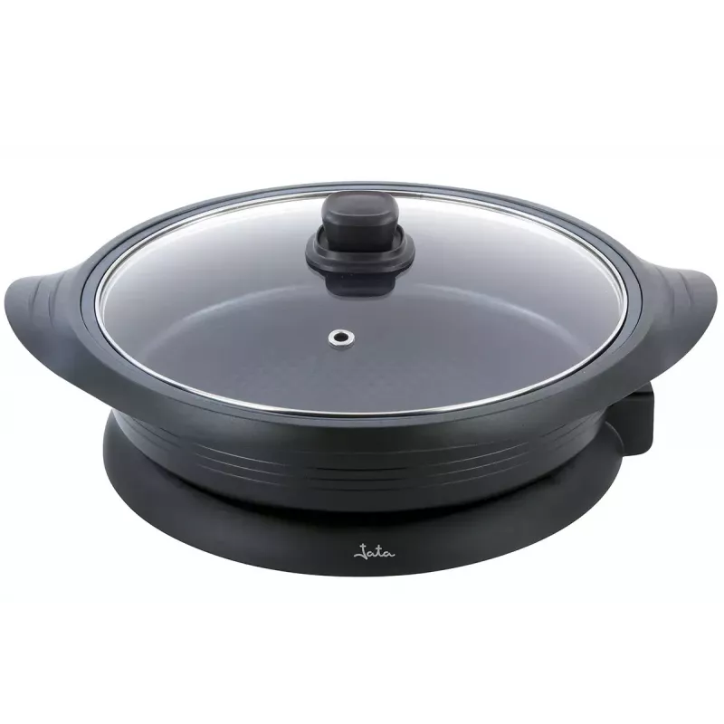 Electric paella pan Jata PE640 — round, 34 cm inner diameter, honeycomb nonstick, 1600 W, 230 V