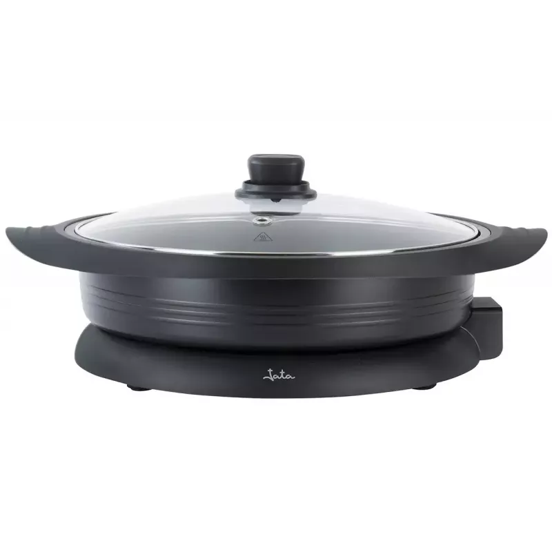 Electric paella pan Jata PE640 — round, 34 cm inner diameter, honeycomb nonstick, 1600 W, 230 V