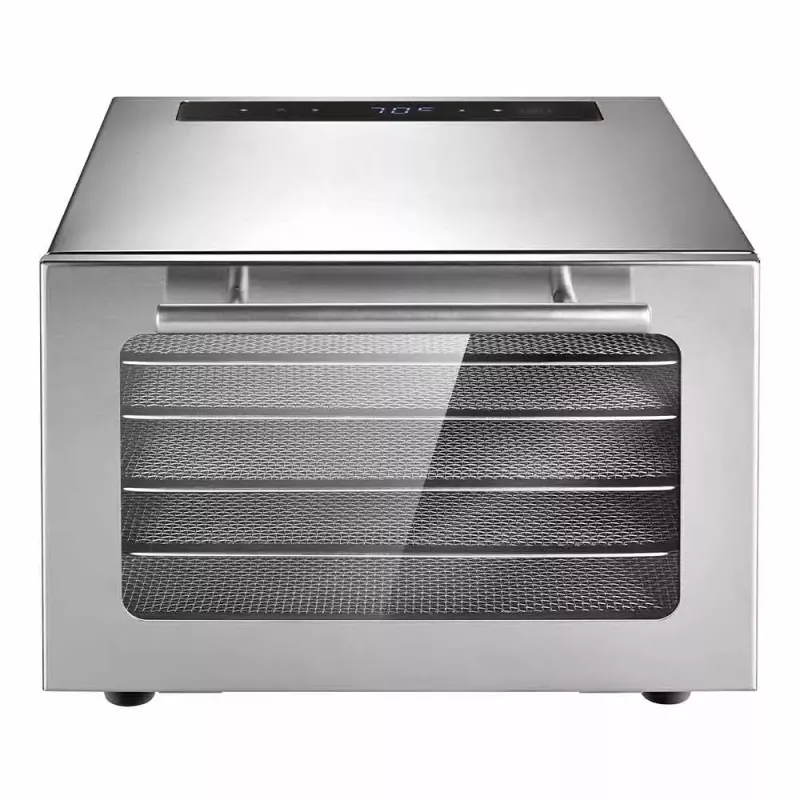 Food dryer GASTROBACK Mini Professional 400 W, stainless steel, timer up to 24 h, 282×347×206 mm