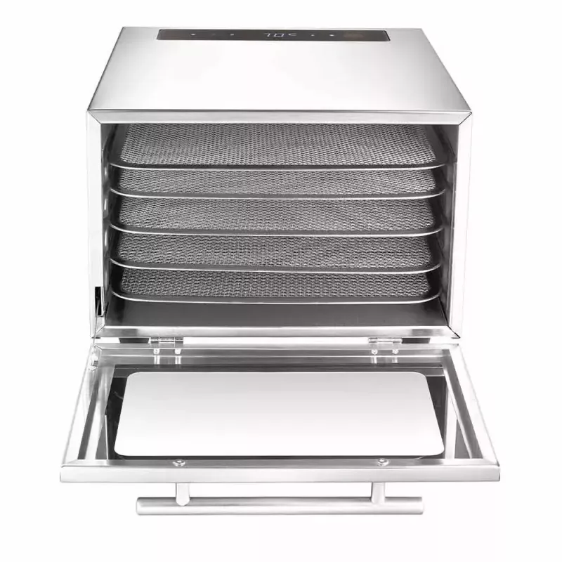 Food dryer GASTROBACK Mini Professional 400 W, stainless steel, timer up to 24 h, 282×347×206 mm