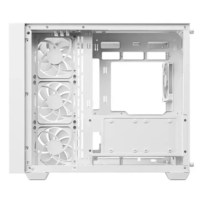 PC Tower Case DeepCool CG530U 4F White — rear PSU, supports 3x120mm side + 1x120mm rear fans, 120/140mm fan mounts, 2.5 inch & 3.5 inch HDD