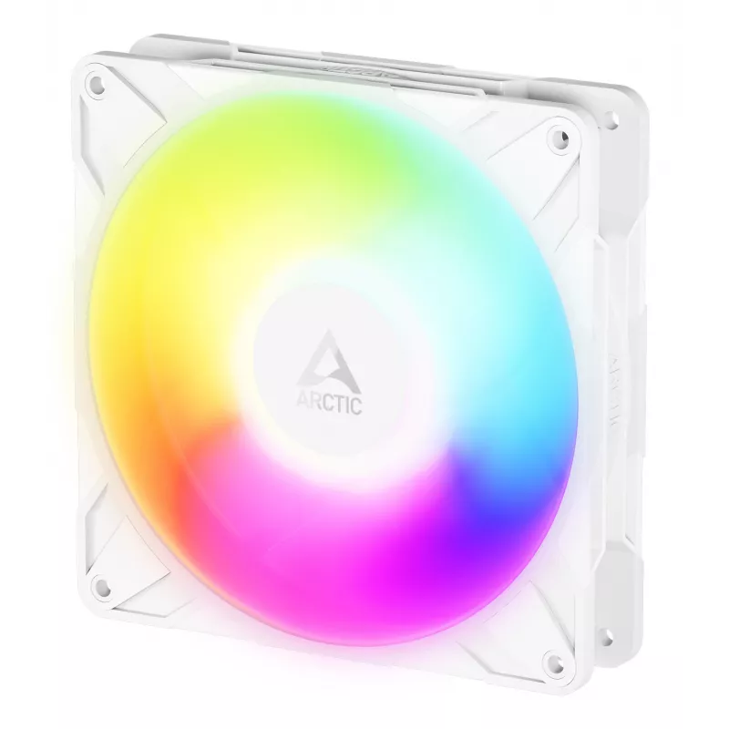 ARCTIC Freezer P14 Pro Reverse A-RGB (White) - 3 Pack - 140 mm A-RGB PWM Fan with Cable Splitter