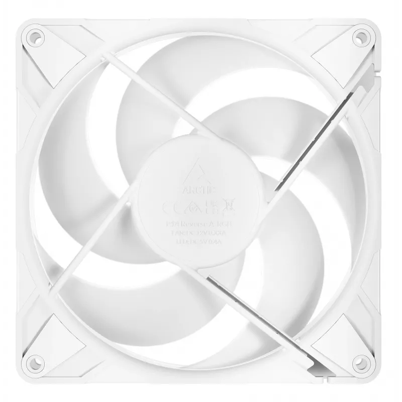 ARCTIC Freezer P14 Pro Reverse A-RGB (White) - 3 Pack - 140 mm A-RGB PWM Fan with Cable Splitter