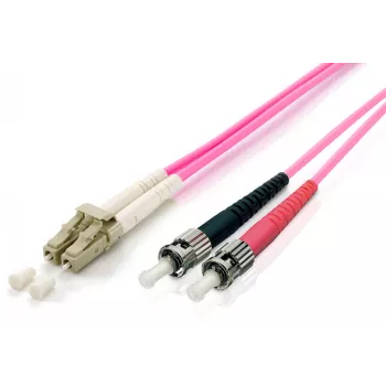 Equip LC/ST Fiber Optic Patch Cable, OM4, 1m, 1 m, OM4, LC, ST