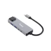Equip 5 in 1 Multifunctional Adapter, 2.5GbE, USB-A x 2, USB-C x 1, USB-C , 100W USB PD