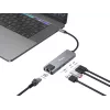 Equip 5 in 1 Multifunctional Adapter, 2.5GbE, USB-A x 2, USB-C x 1, USB-C , 100W USB PD