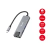 Equip 5 in 1 Multifunctional Adapter, 2.5GbE, USB-A x 2, USB-C x 1, USB-C , 100W USB PD