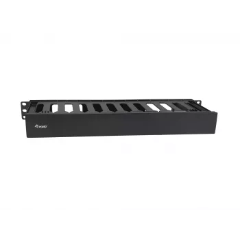 Equip 19 inch Rack Mount Cable Management Panel, Black