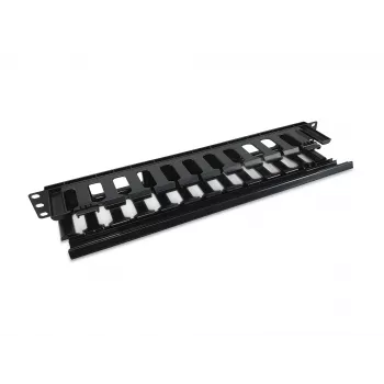 Equip 19 inch Rack Mount Cable Management Panel, Black