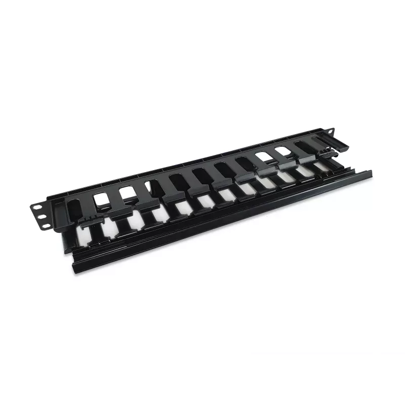 Equip 19 inch Rack Mount Cable Management Panel, Black