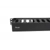 Equip 19 inch Rack Mount Cable Management Panel, Black