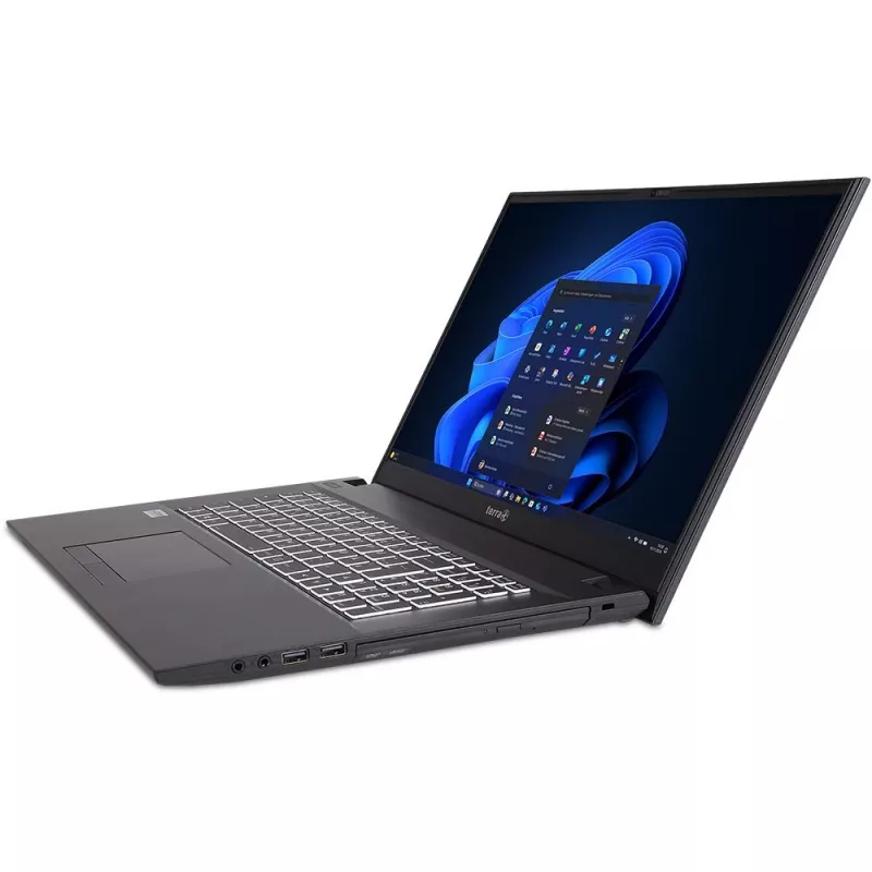 TERRA MOBILE 1716R Intel® Core™ i3 i3-1315U Laptop 43.9 cm (17.3 inch) Full HD 16 GB DDR4-SDRAM 500 GB SSD Wi-Fi 6 (802.11ax) Windows 11 Pro German Grey