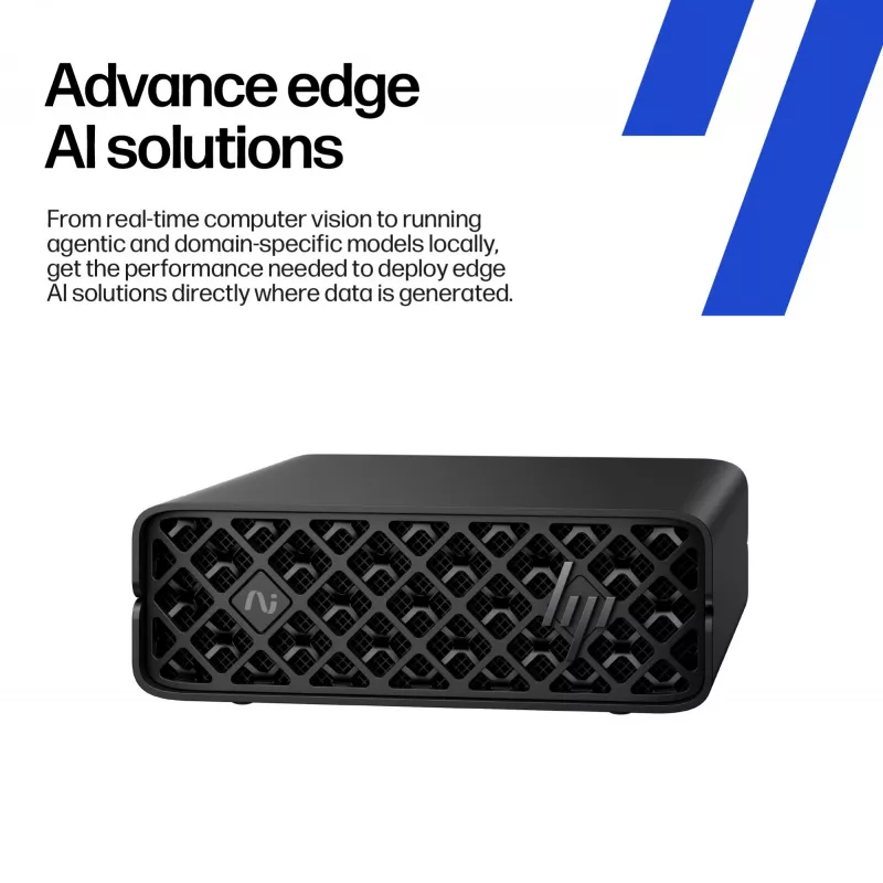 HP ZGX Nano G1n AI GB10 128 GB LPDDR5x-SDRAM 4 TB SSD Linux Mini PC Workstation AI Workstation, AI PC Black