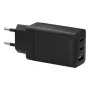 dbramante1928 re-charge IT EU wall charger — 2× USB‑C 65W + 1× USB‑A, indoor, AC, black