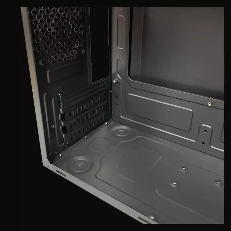 PC Micro Tower case LC-Power 2004MB-V3, Micro-ATX/Mini-ITX, black, top PSU, supports 2×3.5 inch + 2×2.5 inch, USB 3.2 Gen1