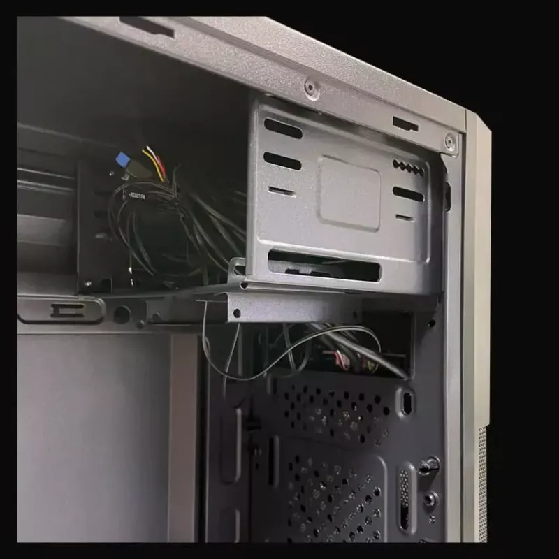 PC Micro Tower case LC-Power 2004MB-V3, Micro-ATX/Mini-ITX, black, top PSU, supports 2×3.5 inch + 2×2.5 inch, USB 3.2 Gen1