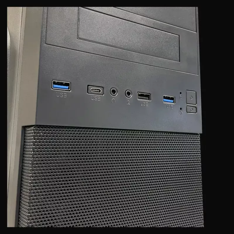 PC Micro Tower case LC-Power 2004MB-V3, Micro-ATX/Mini-ITX, black, top PSU, supports 2×3.5 inch + 2×2.5 inch, USB 3.2 Gen1