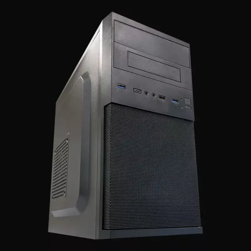PC Micro Tower case LC-Power 2004MB-V3, Micro-ATX/Mini-ITX, black, top PSU, supports 2×3.5 inch + 2×2.5 inch, USB 3.2 Gen1