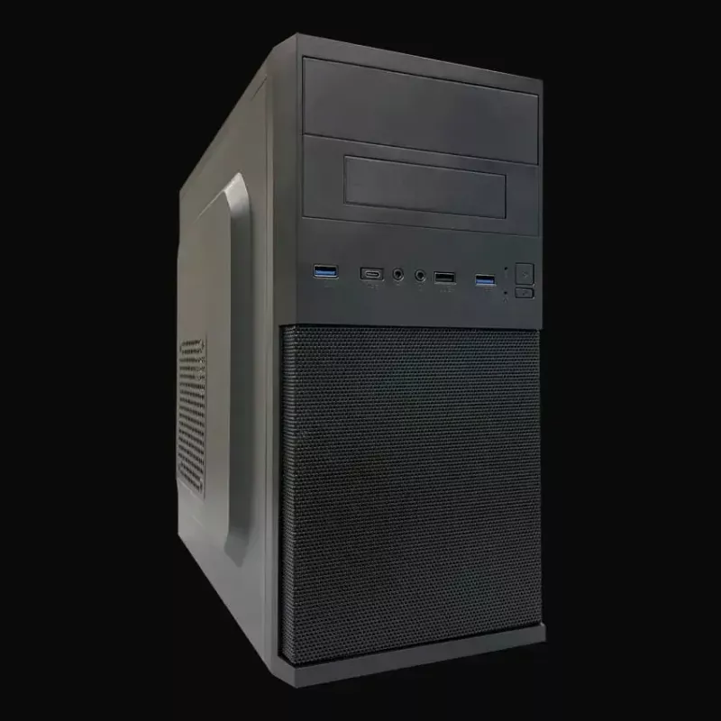 PC Micro Tower case LC-Power 2004MB-V3, Micro-ATX/Mini-ITX, black, top PSU, supports 2×3.5 inch + 2×2.5 inch, USB 3.2 Gen1