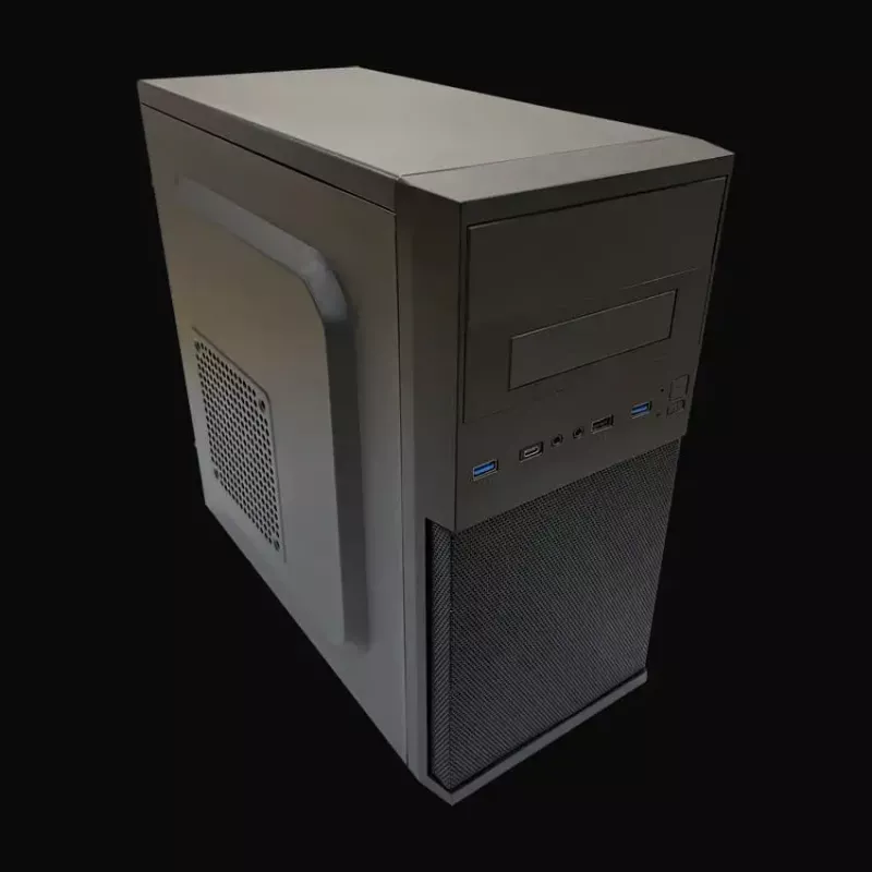 PC Micro Tower case LC-Power 2004MB-V3, Micro-ATX/Mini-ITX, black, top PSU, supports 2×3.5 inch + 2×2.5 inch, USB 3.2 Gen1
