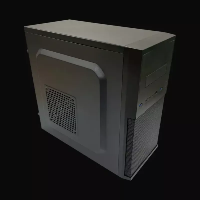 PC Micro Tower case LC-Power 2004MB-V3, Micro-ATX/Mini-ITX, black, top PSU, supports 2×3.5 inch + 2×2.5 inch, USB 3.2 Gen1