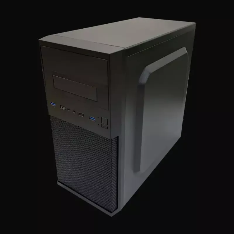 PC Micro Tower case LC-Power 2004MB-V3, Micro-ATX/Mini-ITX, black, top PSU, supports 2×3.5 inch + 2×2.5 inch, USB 3.2 Gen1
