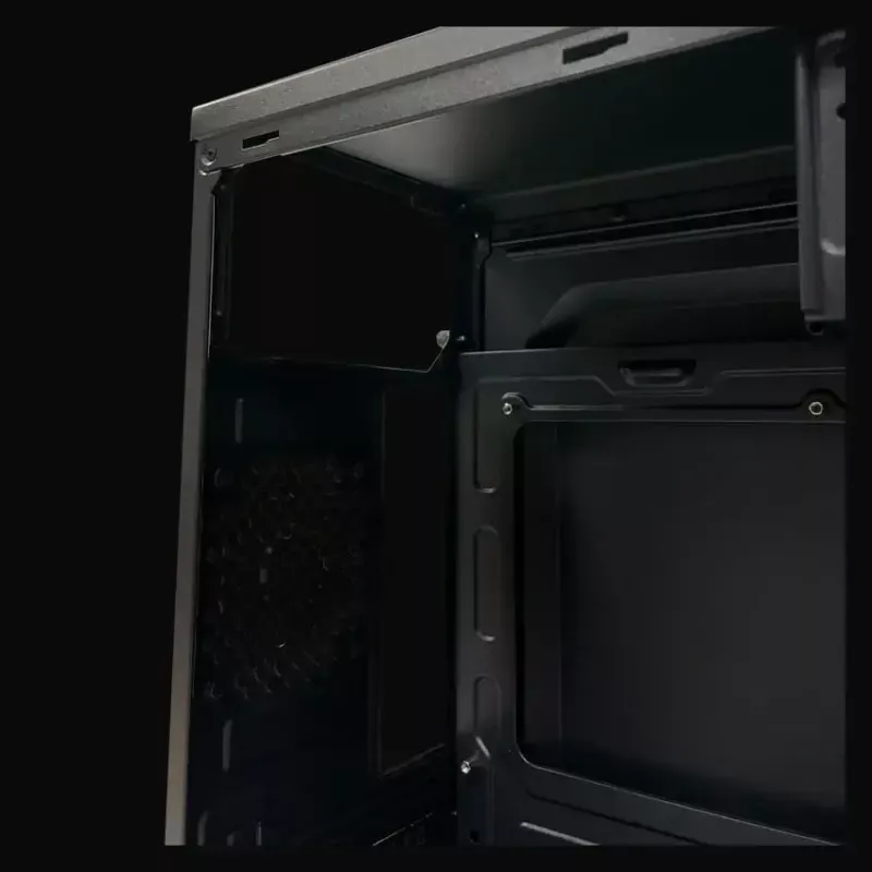 PC Micro Tower case LC-Power 2004MB-V3, Micro-ATX/Mini-ITX, black, top PSU, supports 2×3.5 inch + 2×2.5 inch, USB 3.2 Gen1