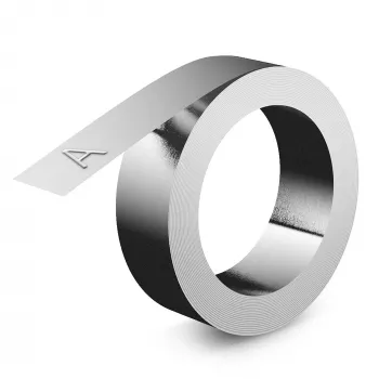 DYMO Rhino Aluminium Embossing Labels | 12 mm x 3.65 m | Self-Adhesive | Compatible with the Rhino M1011 Embosser | Weather Resistant | Ideal for DIY & Construction | Made in Europe