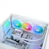 All-in-one liquid cooler Thermaltake TH360 V3 Ultra ARGB — 3x 120 mm fans, 500–2500 RPM, 12 V, white
