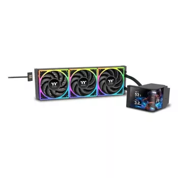 Thermaltake MAGCurve 360 Ultra AIO Liquid CPU Cooler with ARGB Fans, 360mm Radiator, Black