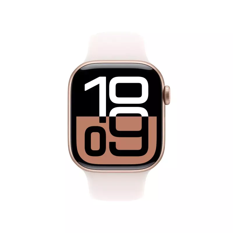 Smartwatch Apple Watch Series 10 GPS + Cellular 42mm Rose Gold Aluminium Case Light Blush Sport Band M/L