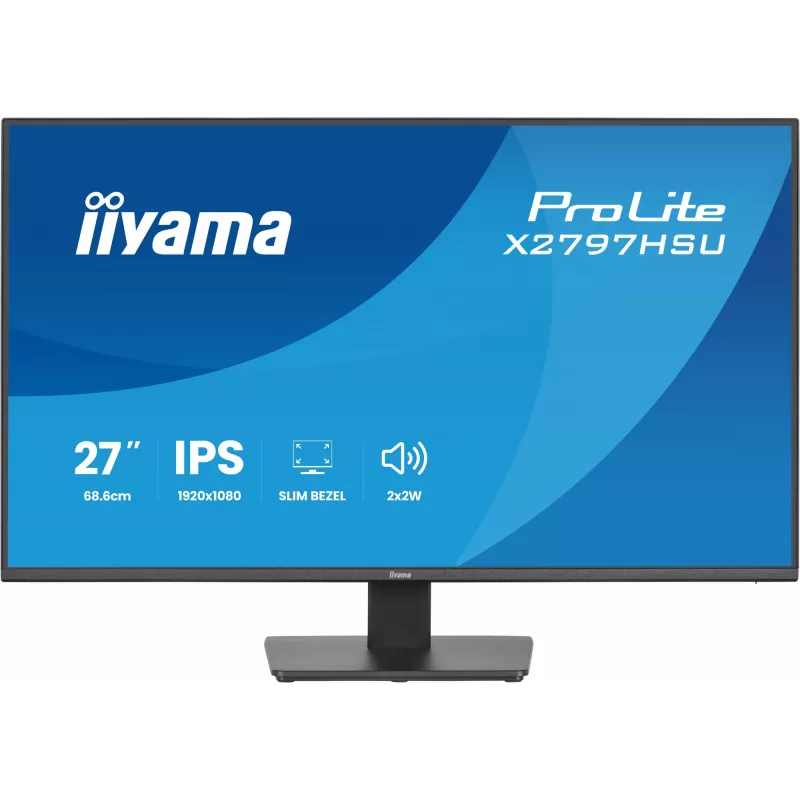 Computer monitor IIYAMA ProLite X2797HSU-B1 27 inch (68.6 cm) Full HD 1920×1080 LED matt 4 ms USB 3.2 Gen 1 speakers VESA black