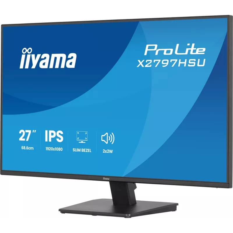 Computer monitor IIYAMA ProLite X2797HSU-B1 27 inch (68.6 cm) Full HD 1920×1080 LED matt 4 ms USB 3.2 Gen 1 speakers VESA black