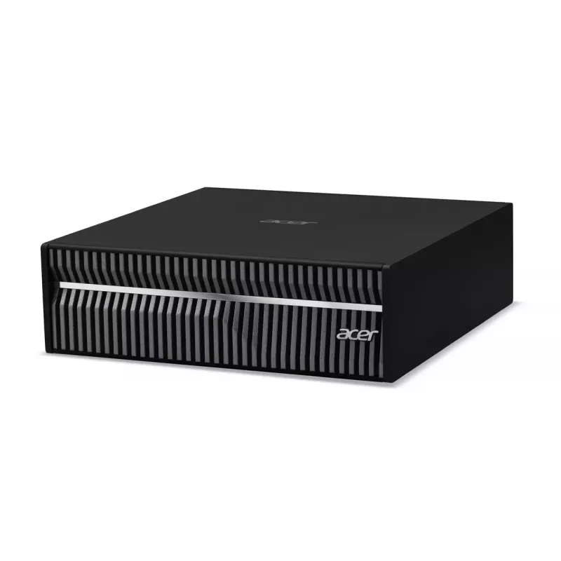 Mini PC Workstation Acer Veriton VGN100 GB10, 128 GB LPDDR5x, 4 TB SSD, NVIDIA Blackwell, DGX OS, Black/Grey