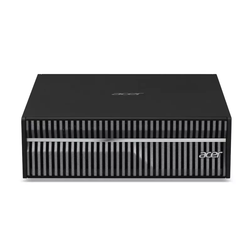 Mini PC Workstation Acer Veriton VGN100 GB10, 128 GB LPDDR5x, 4 TB SSD, NVIDIA Blackwell, DGX OS, Black/Grey