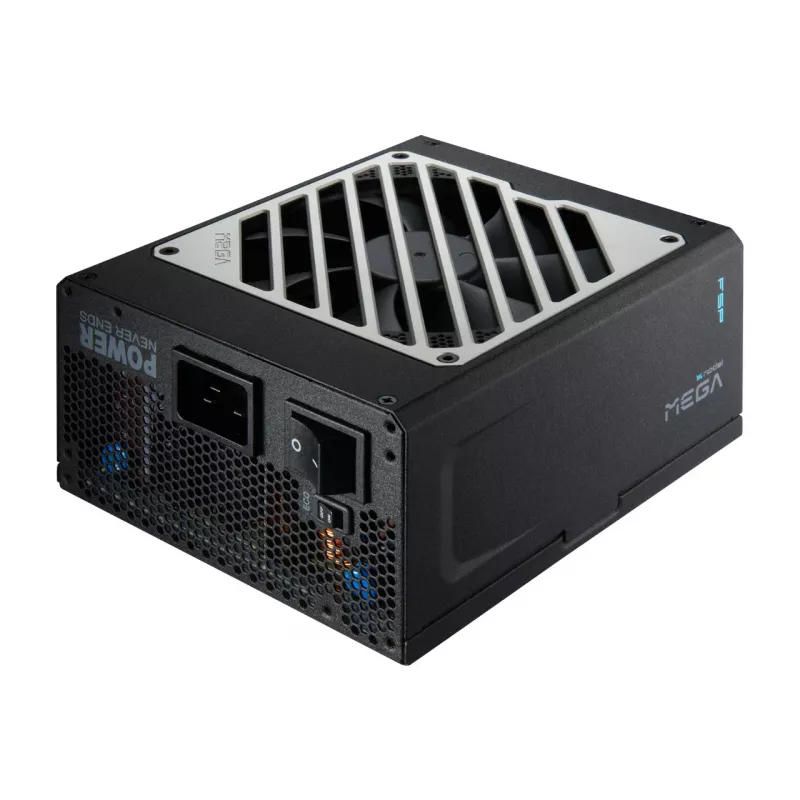 FSP MEGA TI 1350W Power supply unit ATX ATX3.1 Black, 1350 W, 100 - 240 V, 50/60 Hz, 8 - 15 A, 120 W, 1350 W