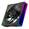 XILENCE XPF360R.ARGB 120 mm PC case fan 3-pack, hydraulic bearing, 1.9 mmH2O, 7–13.2 V, black