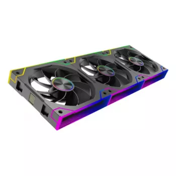 XILENCE XPF360R.ARGB 120 mm PC case fan 3-pack, hydraulic bearing, 1.9 mmH2O, 7–13.2 V, black
