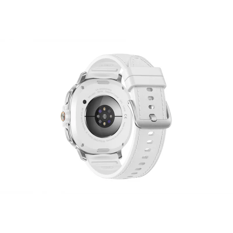 Samsung Galaxy Watch8 Classic 3.3 cm (1.3 inch) AMOLED 46 mm Digital 438 x 438 pixels Touchscreen Silver Wi-Fi GPS (satellite)