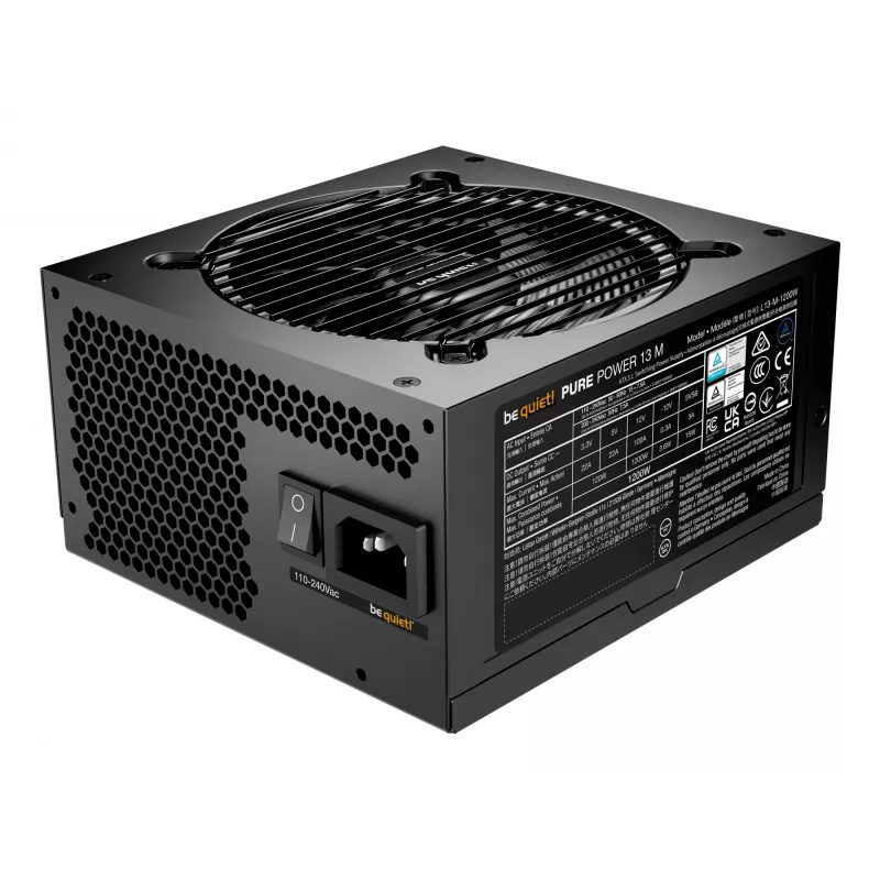 be quiet Pure Power 13 M | 1200W power supply unit 20+4 pin ATX ATX Black