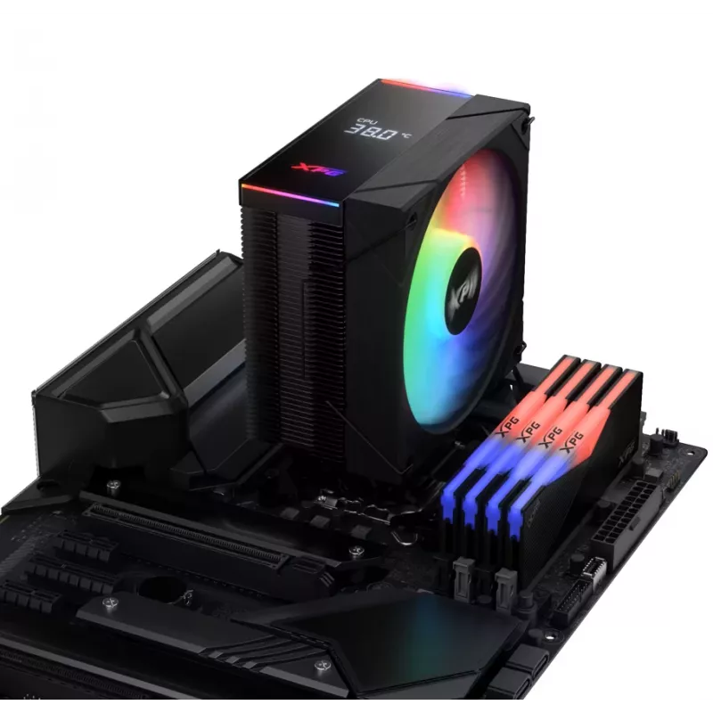 XPG MAESTRO PLUS 42SA CPU Air Cooler, Air cooler, 12 cm, Black