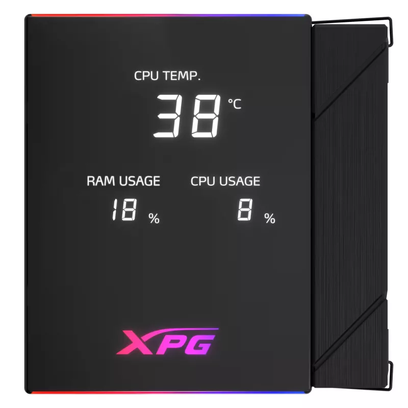 XPG MAESTRO PLUS 62DA CPU Air Cooler, Air cooler, 12 cm, Black