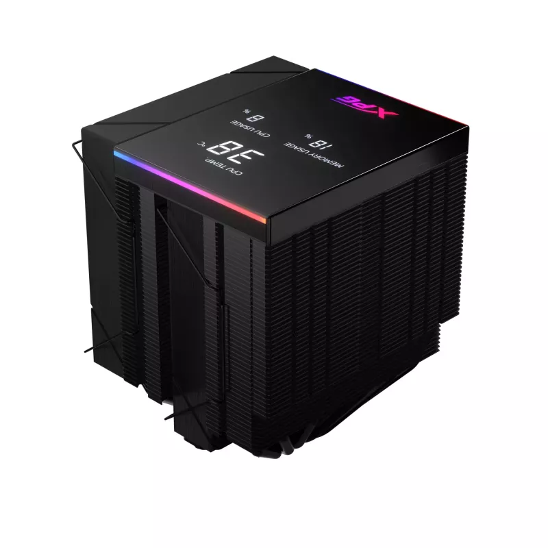 XPG MAESTRO PLUS 62DA CPU Air Cooler, Air cooler, 12 cm, Black