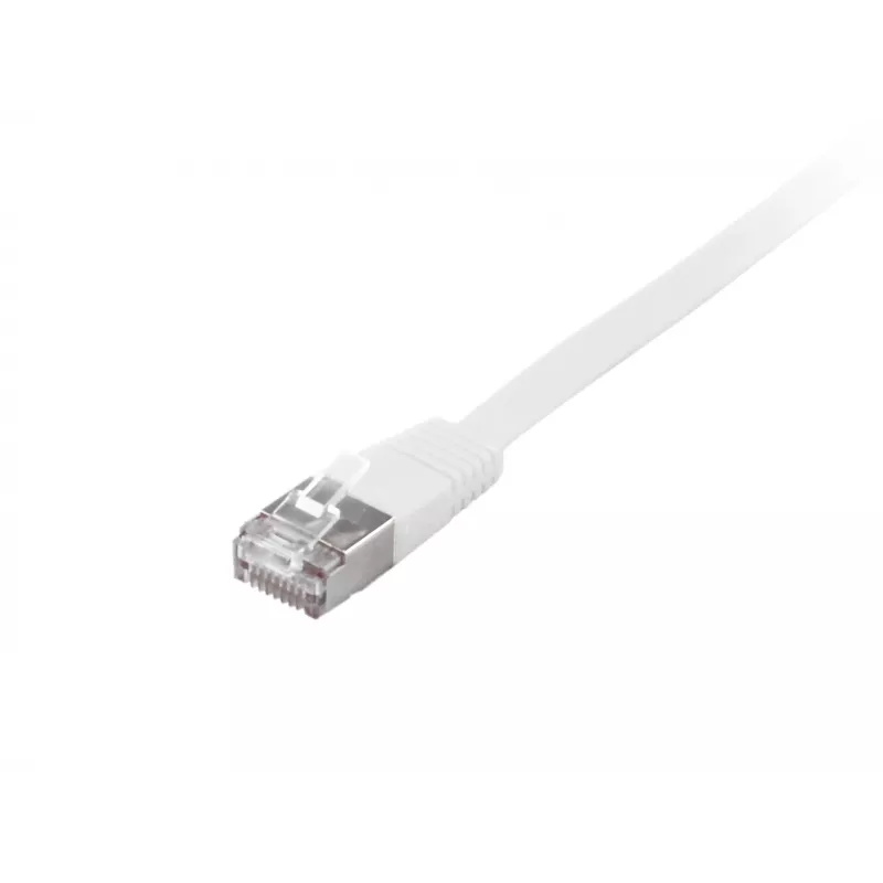Equip Cat.6A U/FTP Flat Patch Cable, 0.5m, White