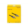 DeLOCK DisplayPort Cable 8K 60 Hz 5 m lila metal