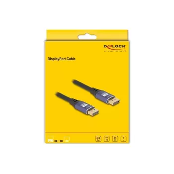 DeLOCK DisplayPort Cable 8K 60 Hz 5 m lila metal