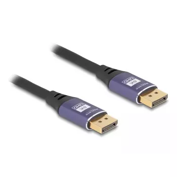 DeLOCK DisplayPort Cable 8K 60 Hz 5 m lila metal