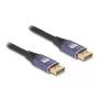 DeLOCK DisplayPort Cable 8K 60 Hz 5 m lila metal