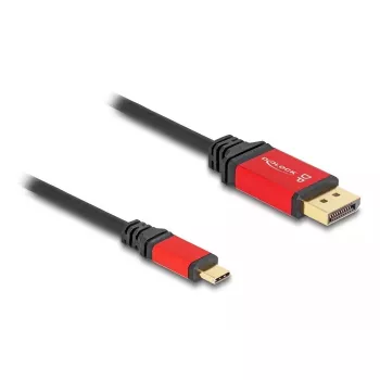 DeLOCK USB Type-C to DisplayPort Cable 8K 30Hz HDR 2m Red