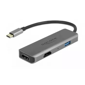 DeLOCK USB Type-C Dual HDMI Adapter 4K 60Hz USB Port